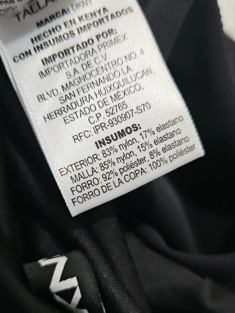 DKNY Donna Karan New York Black Ruched One-Piece Slimming Swimsuit - Picture 8 of 11